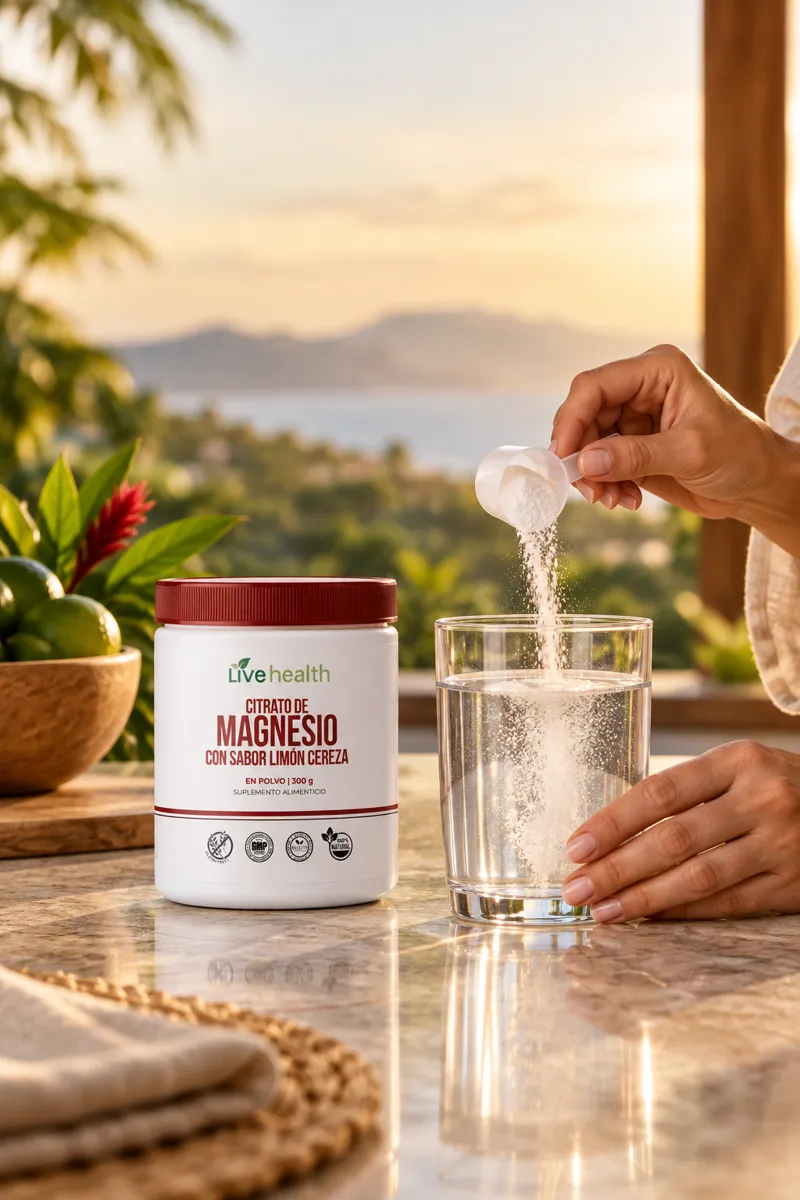 Magnesio en polvo Live Health