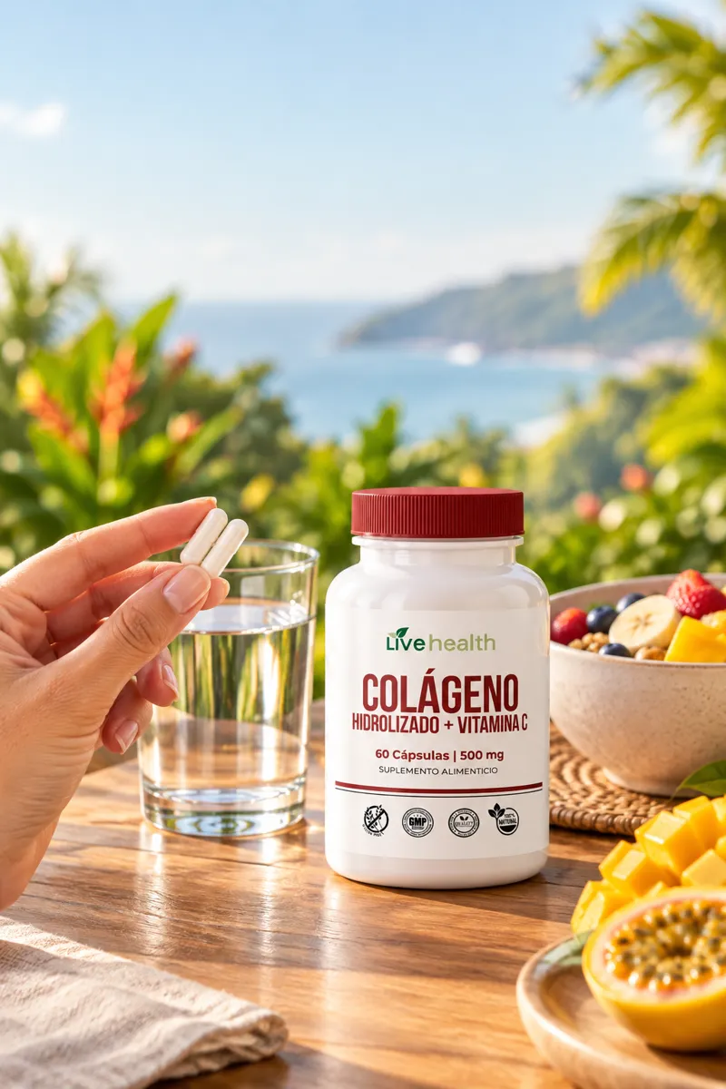 Colágeno + Vitamina C Live Health